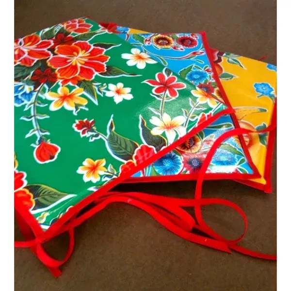 Customizable Oilcloth Seat Cushions