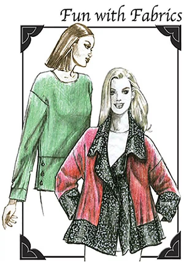 Cutting Line Designs #51509 Fun with Fabrics - Blouse and Jacket Sewing Pattern