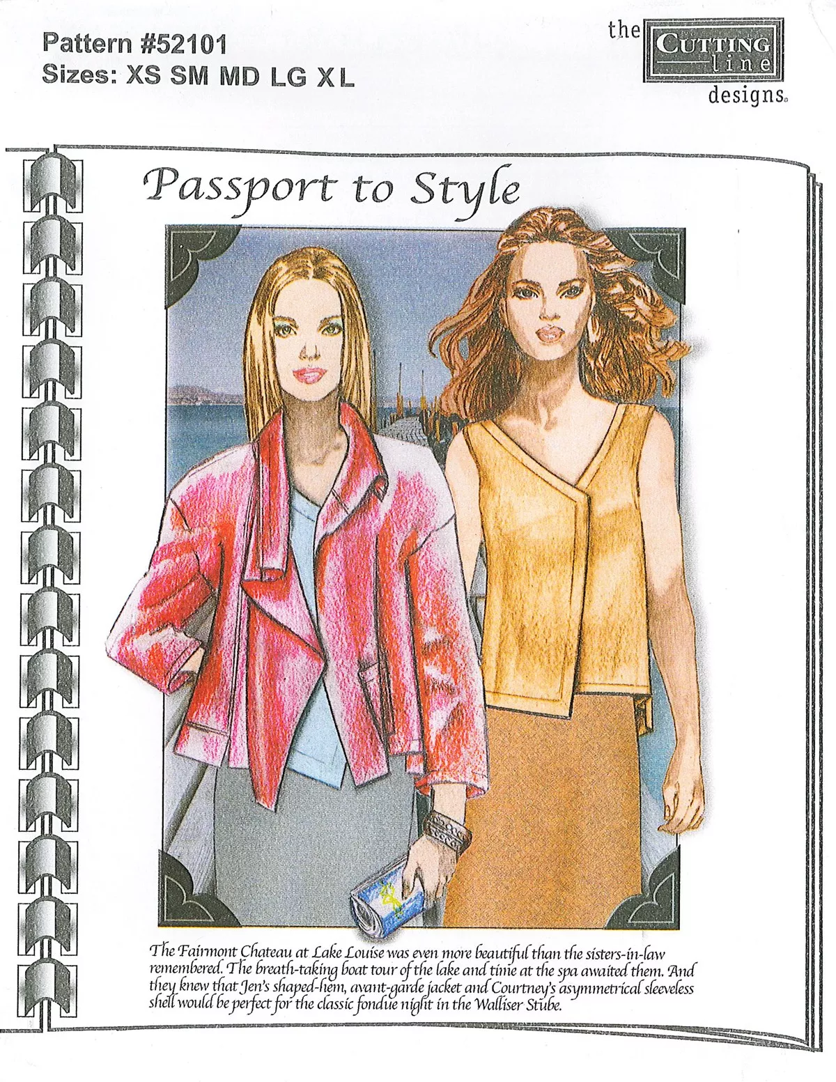 Cutting Line Designs #52101 Passport to Style - Jacket and Shell Pattern