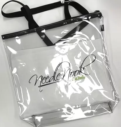 Daisy Bag – Medium Clear Project Bag with Handles