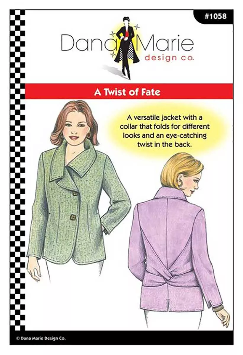 Dana Marie Sewing Pattern #1058 - A Twist of Fate
