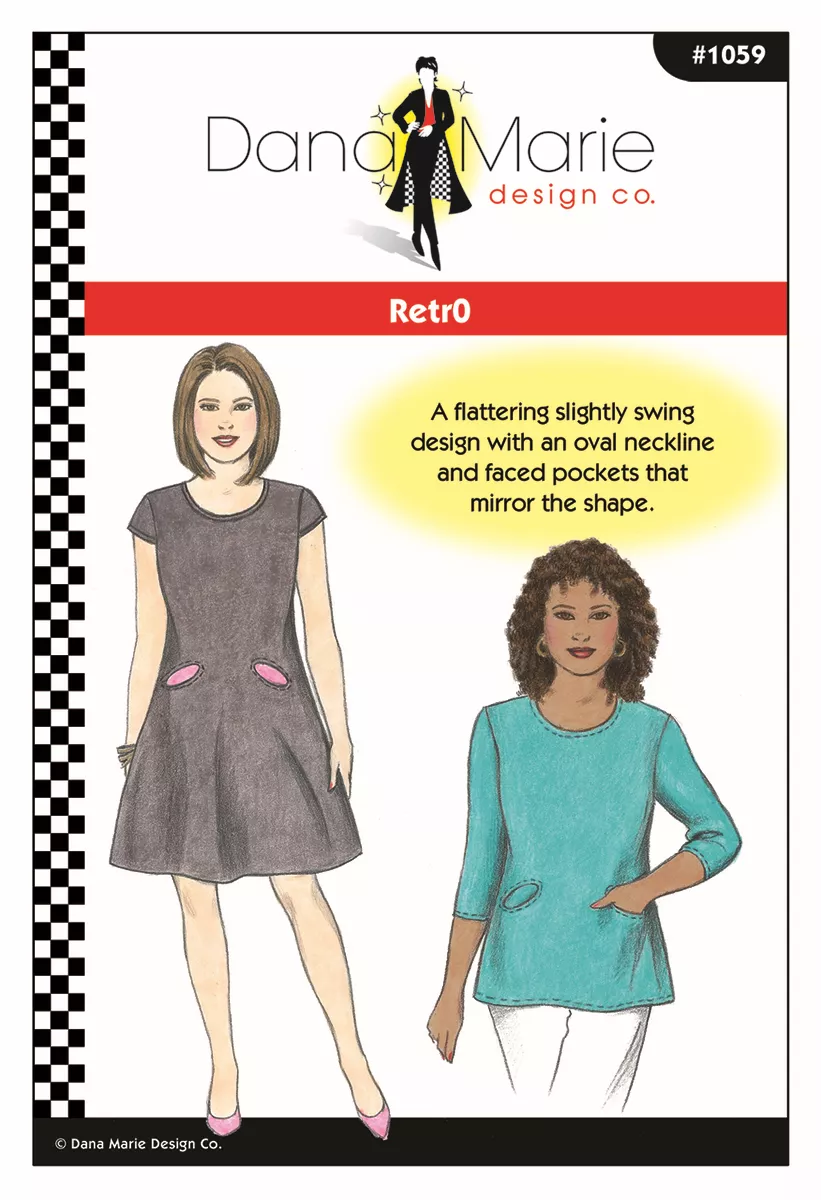 Dana Marie Sewing Pattern #1059 - Retr0