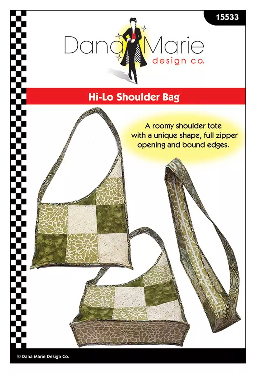 Dana Marie Sewing Pattern #15533 - Hi-Lo Shoulder Bag