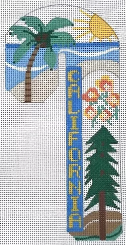 Danji Designs – California Travel Candy Cane