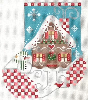 Danji Designs – Gingerbread House Mini Sock