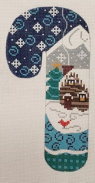 Danji Designs – Log Cabin Candy Cane