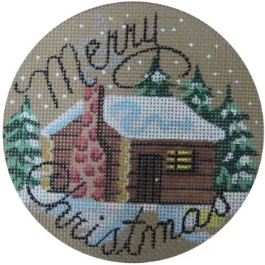 Danji Designs – Merry Christmas Log Cabin