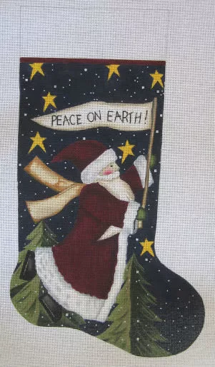 Danji Designs – Peace on Earth Stocking
