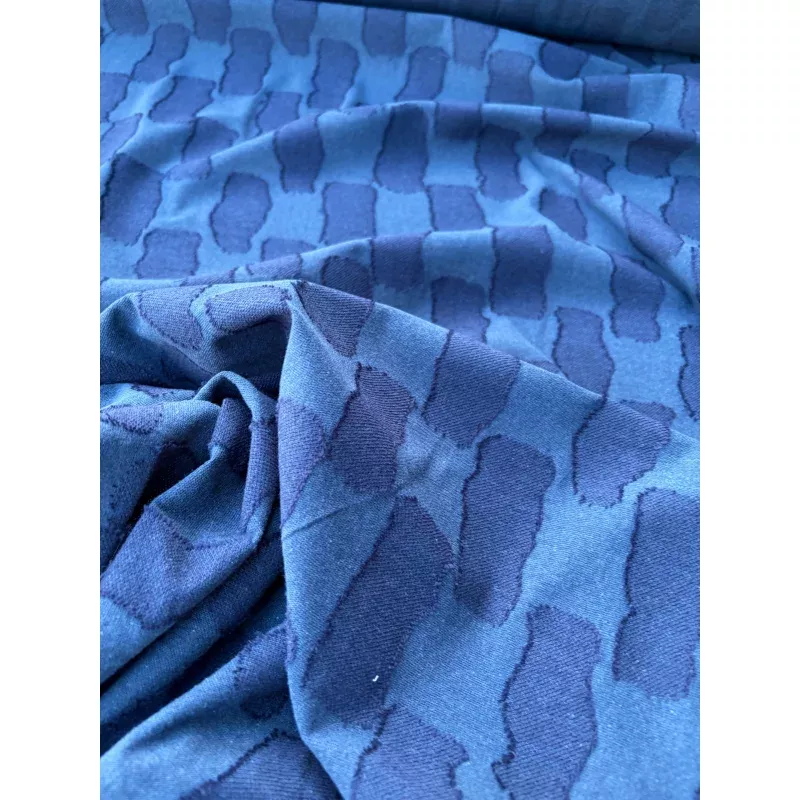 DANTE 002 jersey jacquard blue/navy square