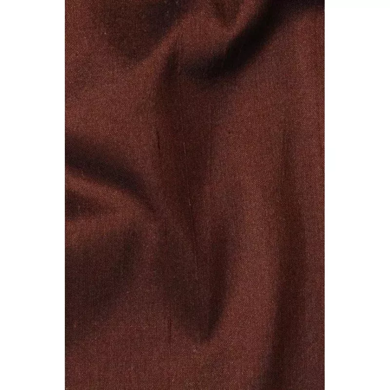 Dark Maroon Silk Shantung 54″ Fabric