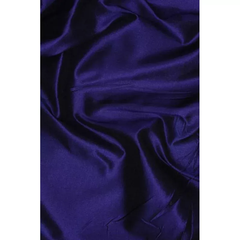 Dark Purple Taffeta Silk Fabric