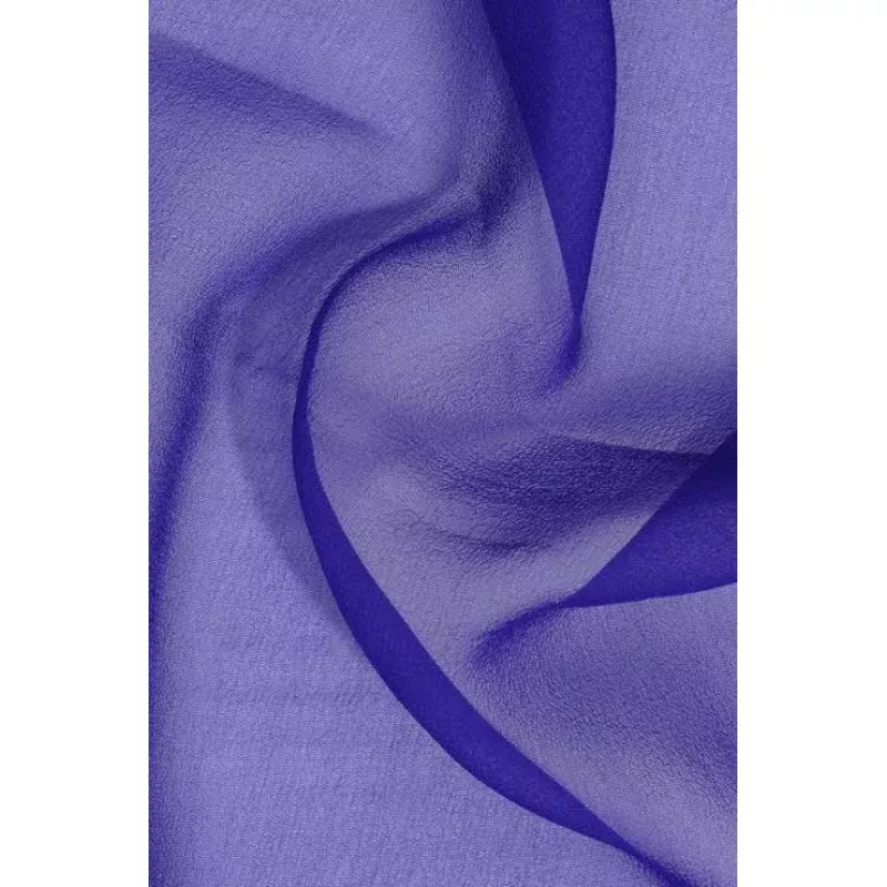 Dark Royal Blue Silk Georgette Fabric