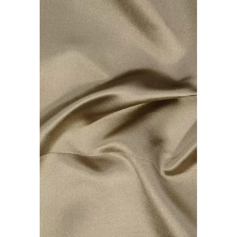 Dark Taupe Silk Zibeline Fabric