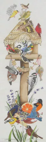 Dede’s Needleworks – Garden Birds