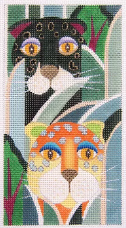 Dede’s Needleworks – Jeweled Leopards