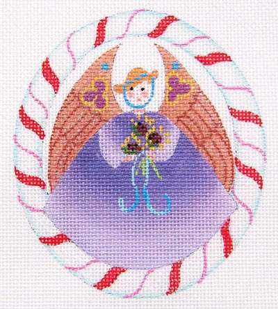 Dede’s Needleworks – Sugar Plum Angel w/Lavender Skirt