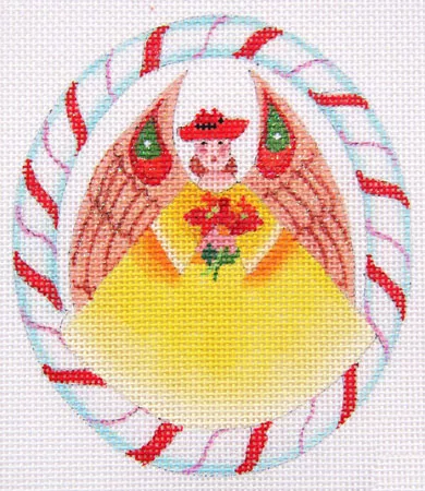 Dede’s Needleworks – Sugar Plum Angel w/Yellow Skirt
