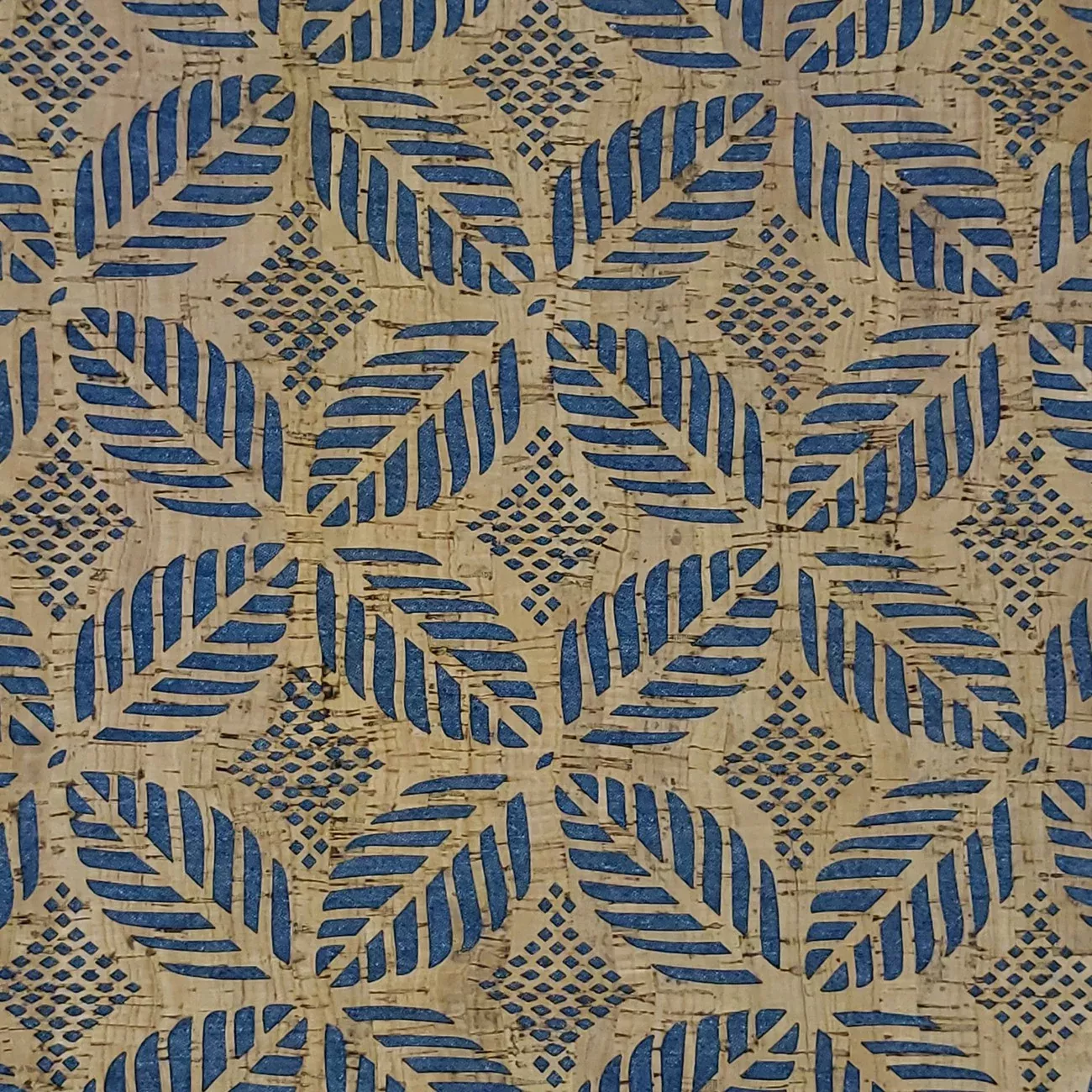 Denim Backed Palms Pro Lite Cork 1 /2 yard