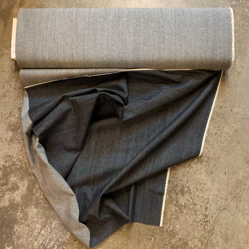Denim Cotton 10oz Fabric - Navy