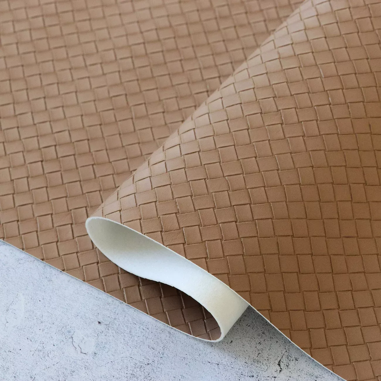 Desert Basket Weave Faux Leather 1 /2yd