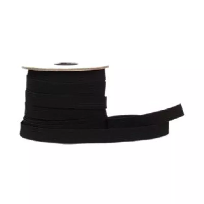 Designer’s Choice Elastic Flat Braid 5/8″ Black