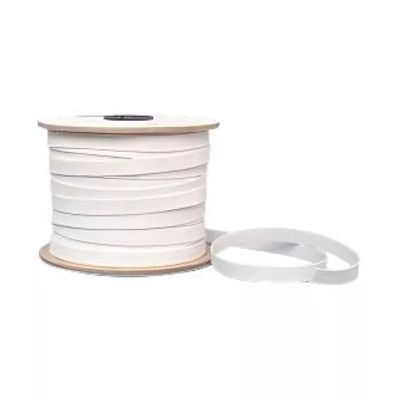 Designer’s Choice Elastic Flat Braid3/8″ White