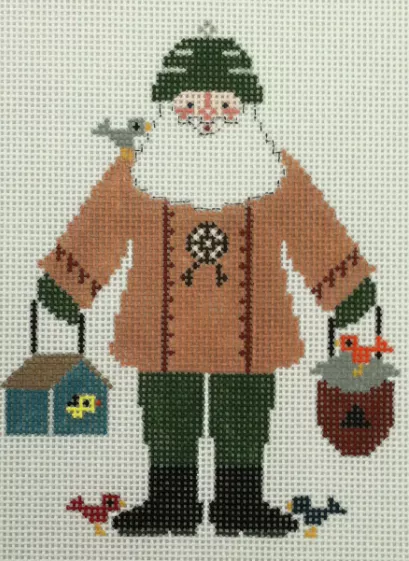Designs by Petei –Birdhouse Santa