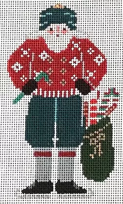 Designs by Petei –Candy Cane Santa