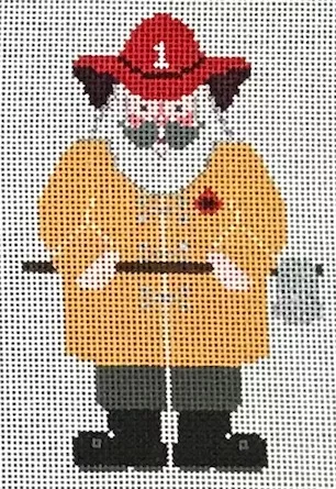 Designs by Petei –Fire Chief Santa