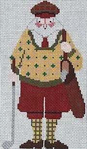 Designs by Petei – Golfing Santa