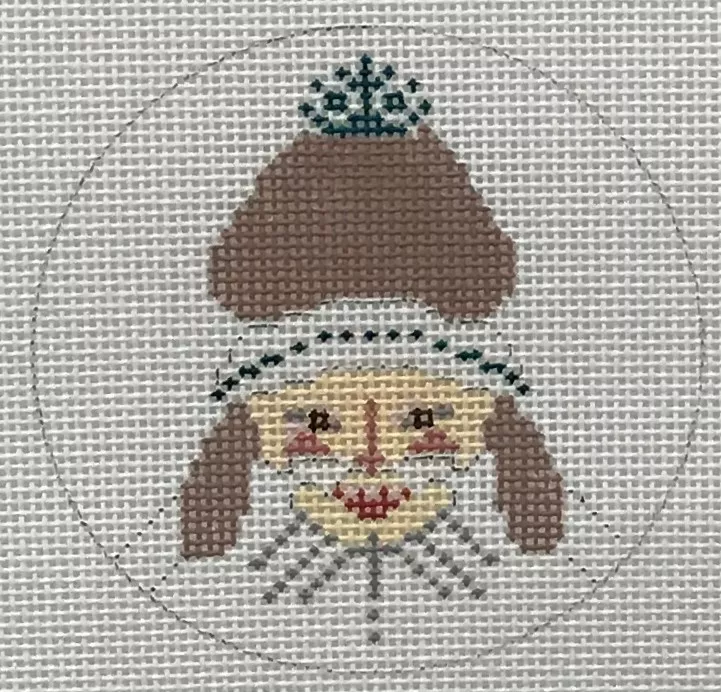 Designs by Petei –Mongolian Santa Round