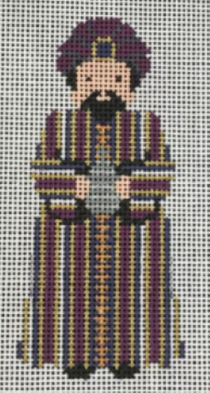 Designs by Petei –Purple Wiseman Nativity