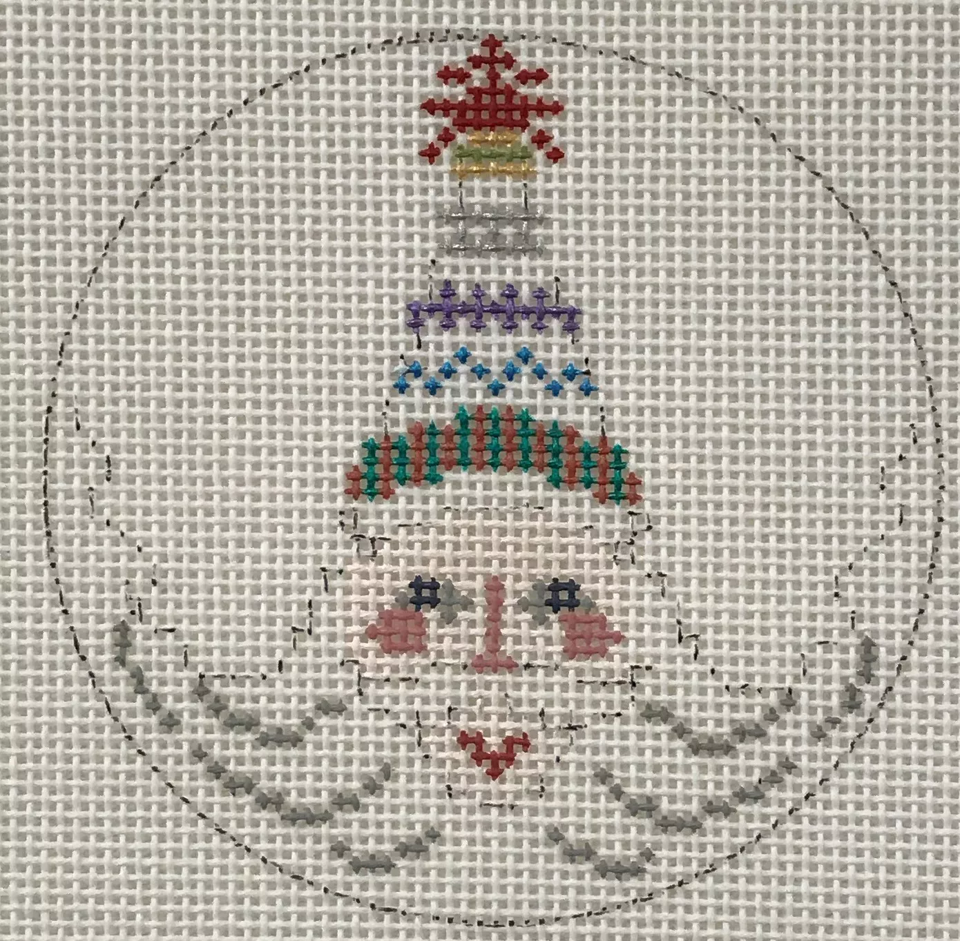 Designs by Petei –Russian Santa Round