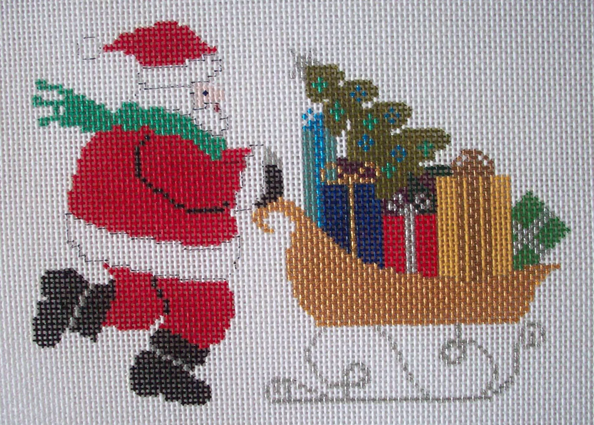 Designs by Petei –Santa & Sleigh