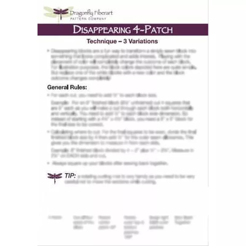 Disappearing 4 Patch – Learning Series Card