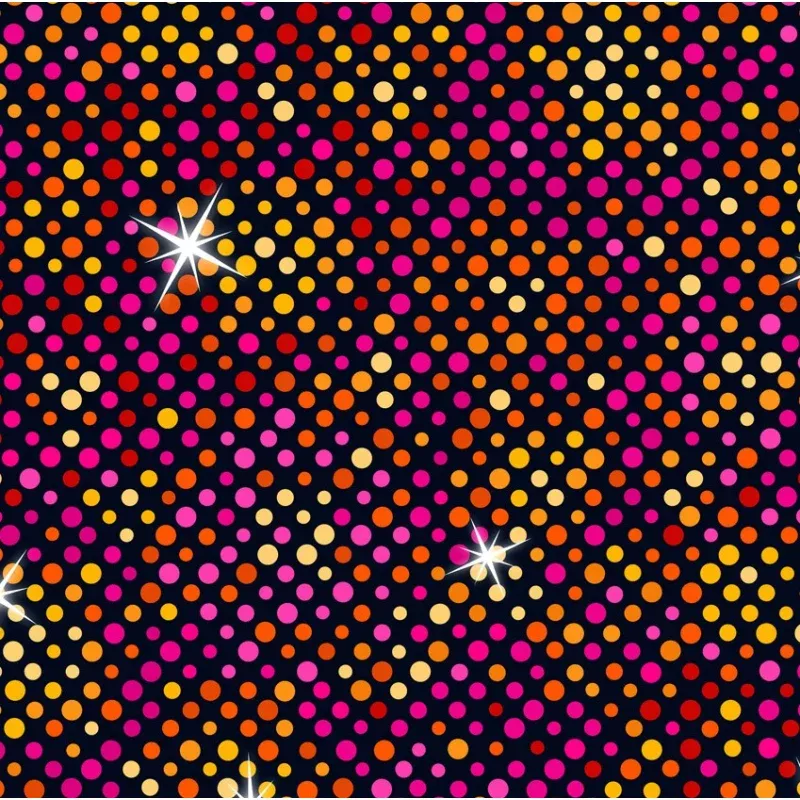 Disco! Big Glitter Cotton Fabric – Gold A841.2