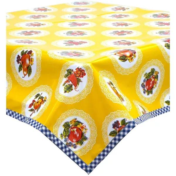 Doily Yellow Oilcloth Tablecloths