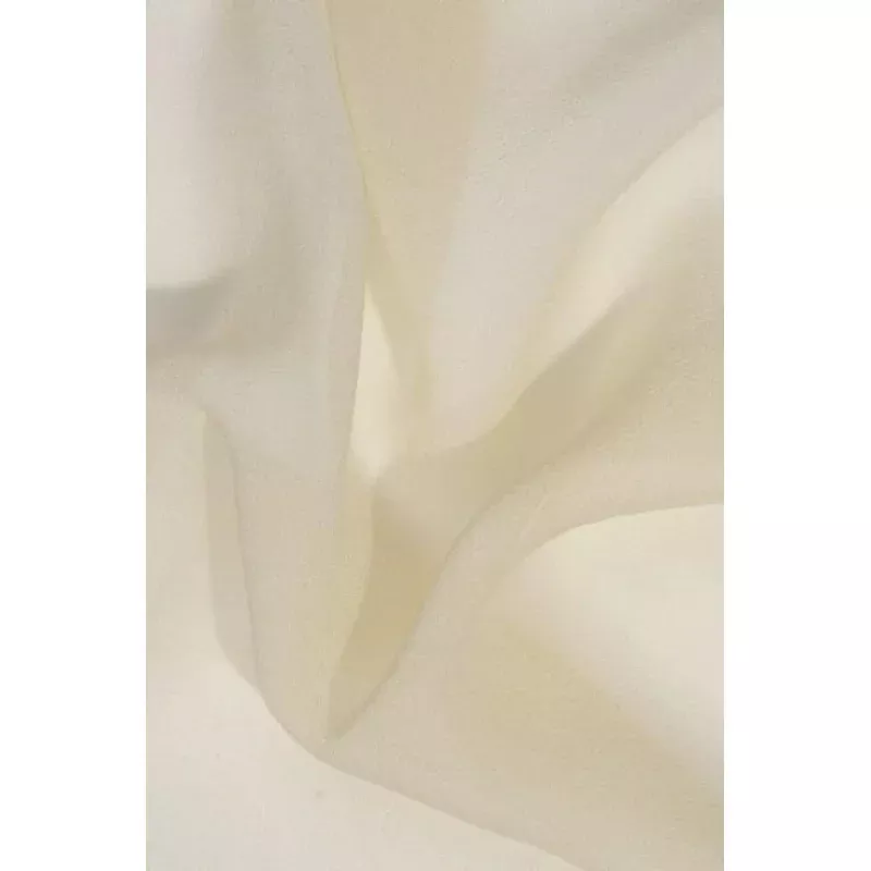 Double Cream Silk Georgette Fabric