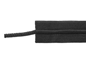 Draw Cord Elastic - Black - 10 yards