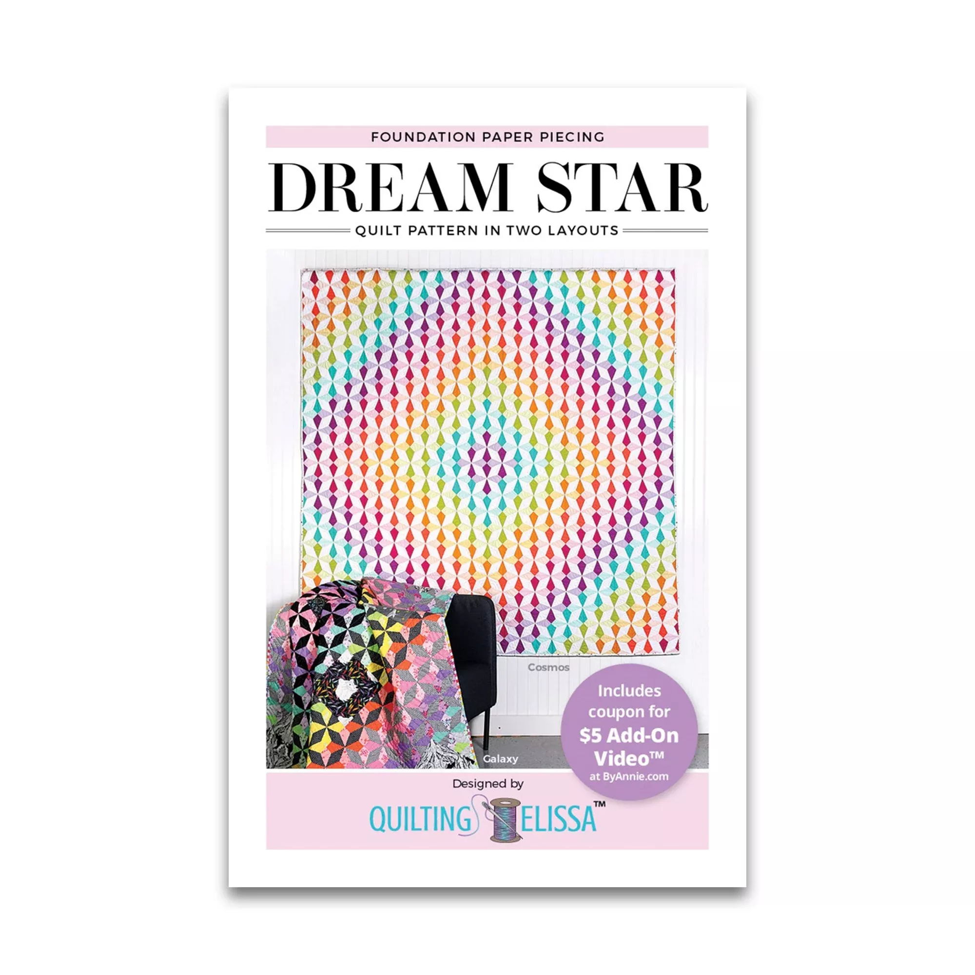 Dream Star Quilt Pattern – Patterns by Annie – Paper Pattern – QE106