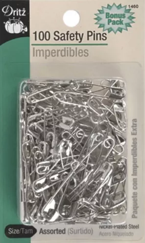 Dritz #1460 Safety Pins - 100 count