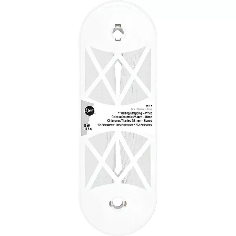 Dritz Cotton Belting/Strapping 1″ – White
