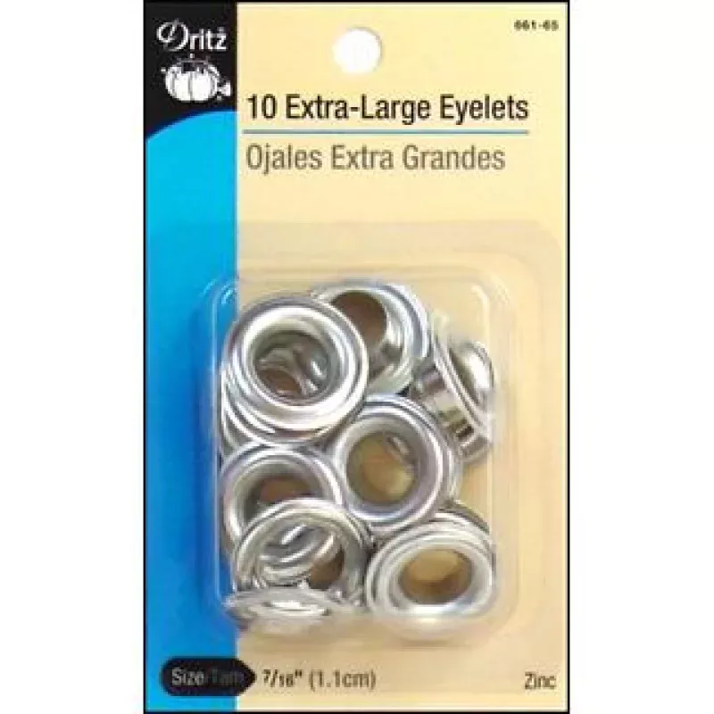Dritz Eyelet Refill Extra Large 7/16″ 10pc Zinc