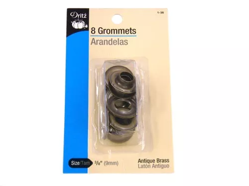 Dritz- Grommets, Antique Brass 8