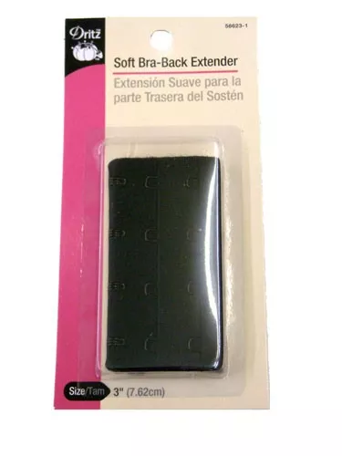 Dritz- Soft Bra-Back Extender, 3" Black