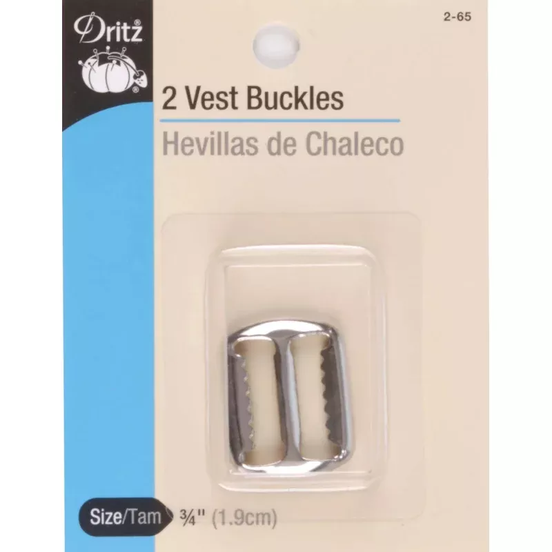 Dritz Vest Buckle Nickel 2ct