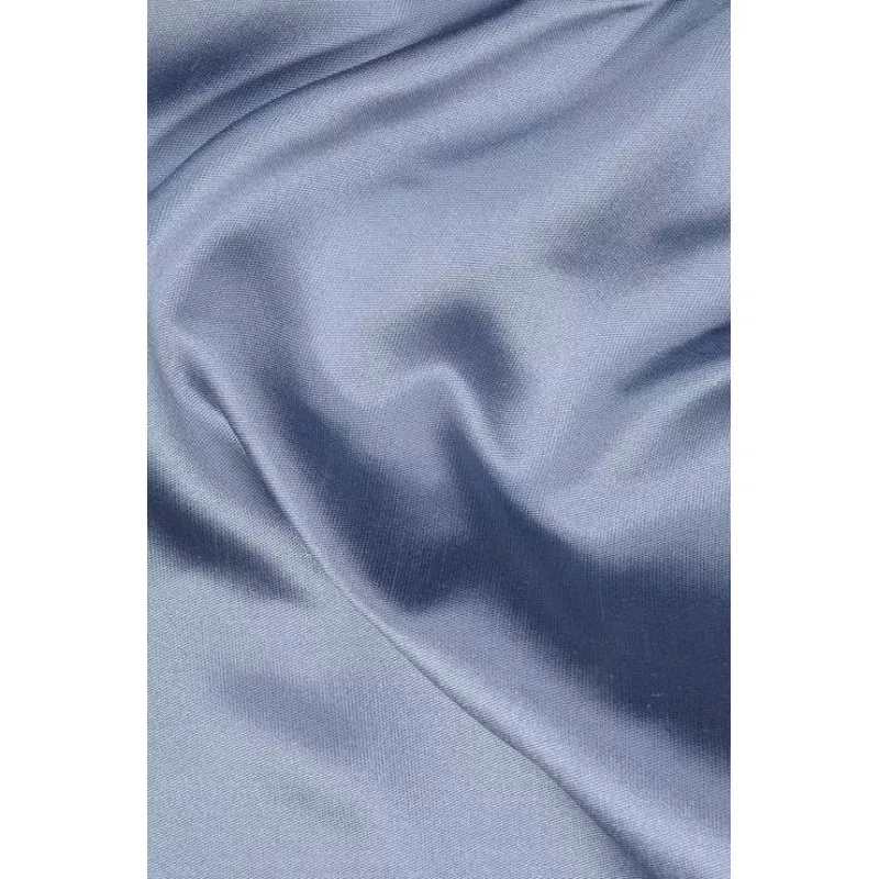Dusk Blue Silk Zibeline Fabric