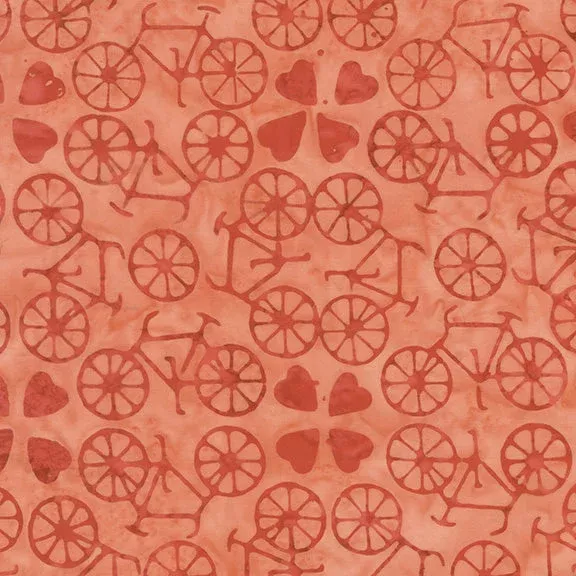 Dutch Days – Bicycle Love in Blush – Shayla Wolf – 749Q-2 – Half Yard (Preorder)