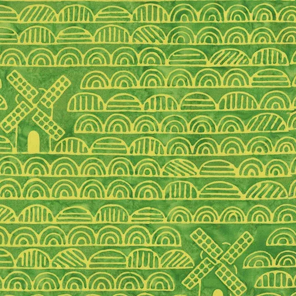 Dutch Days – Windmills in Grasslands – Shayla Wolf – 754Q-2 – Half Yard (Preorder)