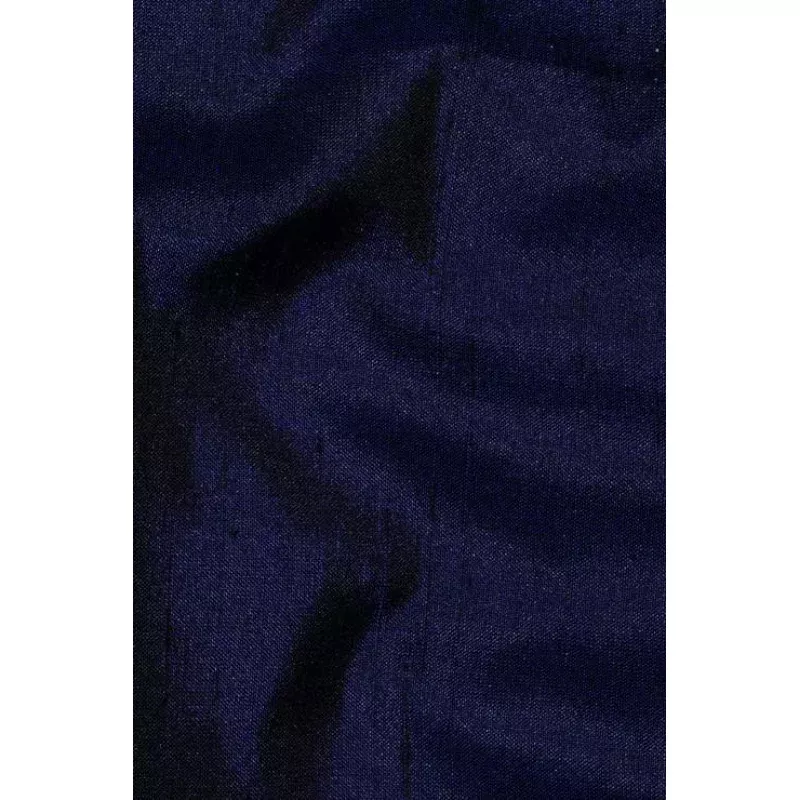 Eclipse Blue Silk Shantung 44″ Fabric